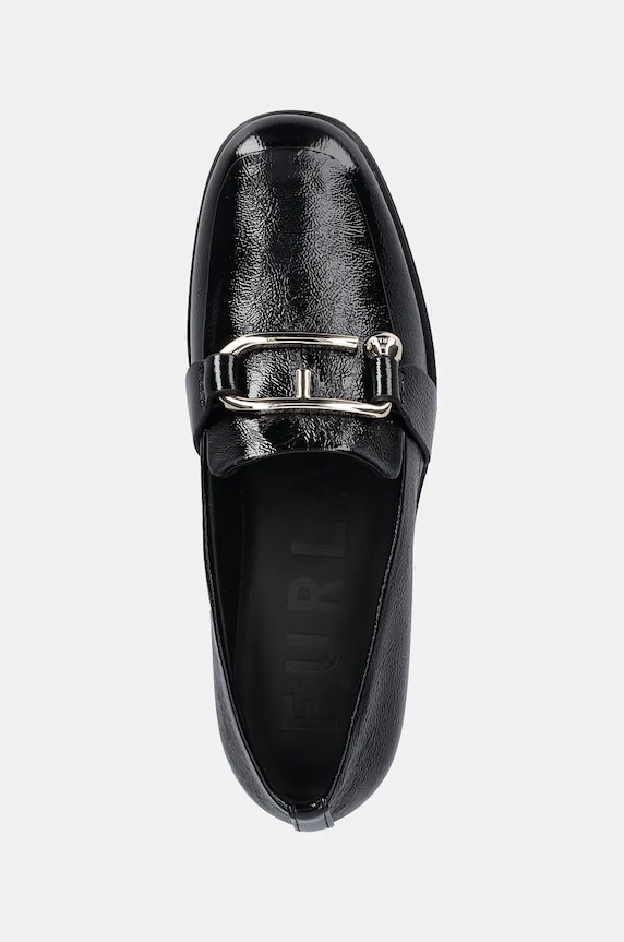 Kožené mokasíny Furla Nuvola Loafer černá YI48FNU.Y57000.O6000