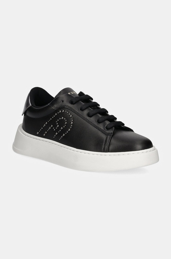 Furla sportcipő Lace-Up Sneaker nappa bőr fekete YI37SPT.BX3485.F2200