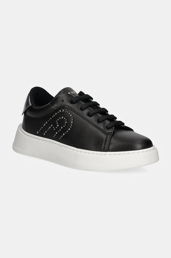 Furla sportcipő Lace-Up Sneaker nappa bőr fekete YI37SPT.BX3485.F2200