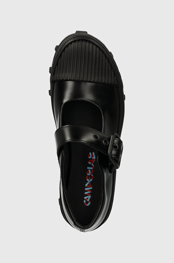 CAMPERLAB pantofi de piele Traktori negru A500022.001