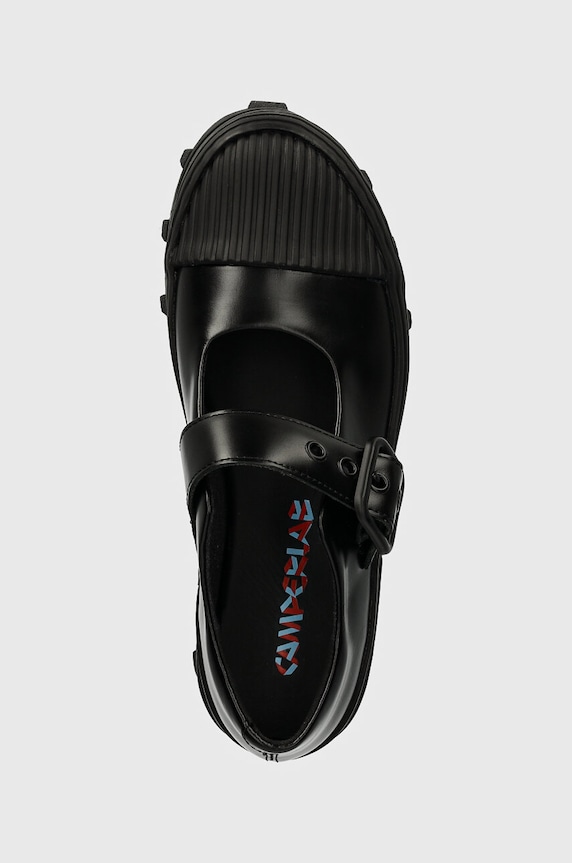 CAMPERLAB pantofi de piele Traktori negru A500022.001