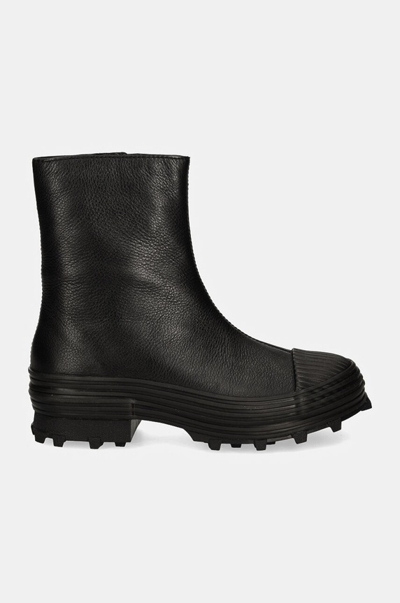 CAMPERLAB botki skórzane Traktori A700004.001 czarny AW24