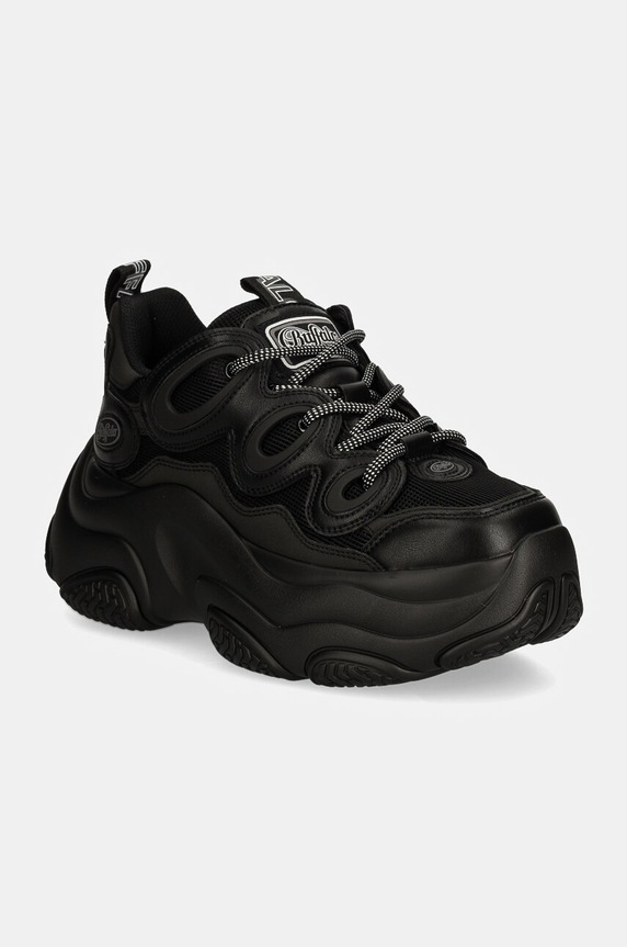 Buffalo sneakersy Prowler One syntetyczny czarny 1636186.BLK