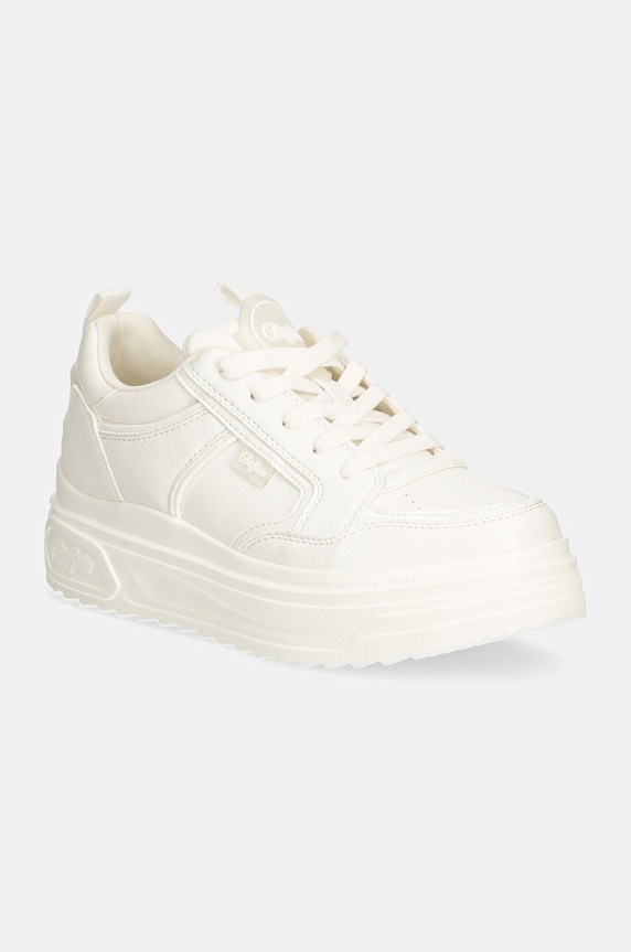 Tenisky Buffalo Vectra Low imitácia kože biela 1636201.WHT