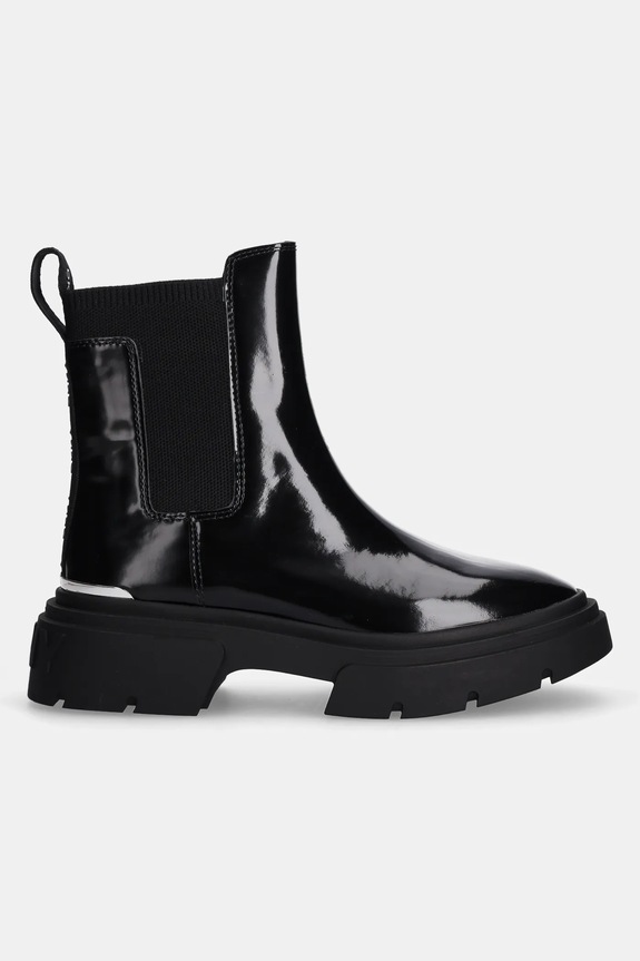 Dkny ghete chelsea de piele Fenella K4400981.BLK negru AW24