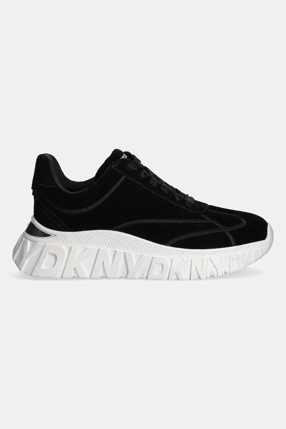 Tenisice od brušene kože Dkny Laeoni K4408656.BLK crna AW24