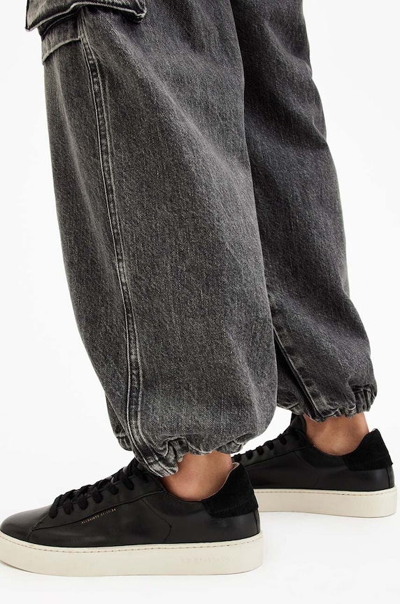 AllSaints bőr sportcipő Shana Sneaker W105FB fekete