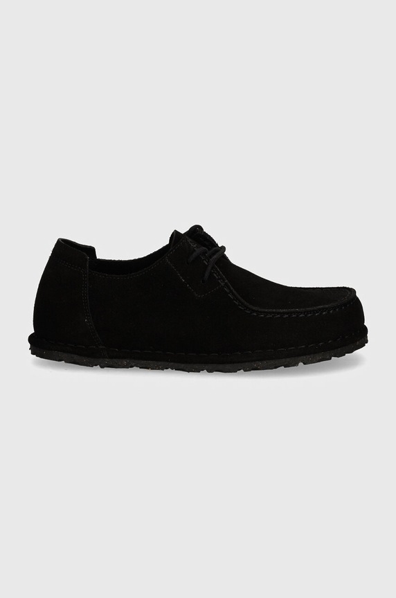 Birkenstock nubuck half-shoes Utti Lace 1028740 black AW24