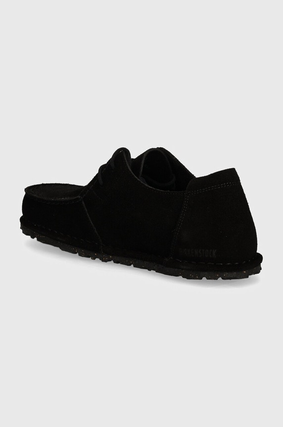 Shoes Birkenstock nubuck half-shoes Utti Lace 1028740 black