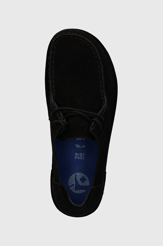 Birkenstock nubuck half-shoes Utti Lace black 1028740