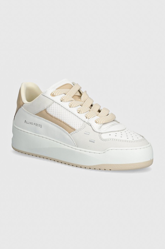 Filling Pieces leather sneakers Avenue Mix textile white 52125071921