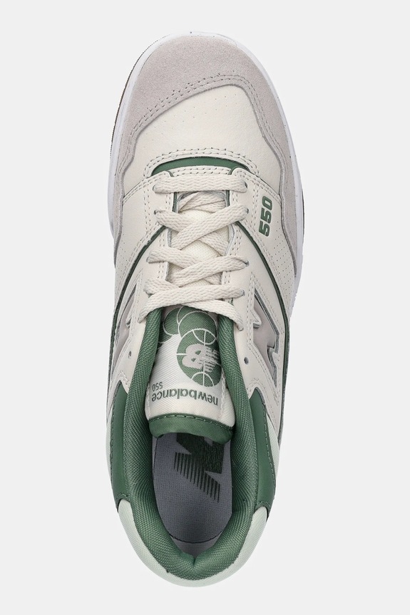 Δερμάτινα sneakers New Balance 550 μπεζ BBW550HK
