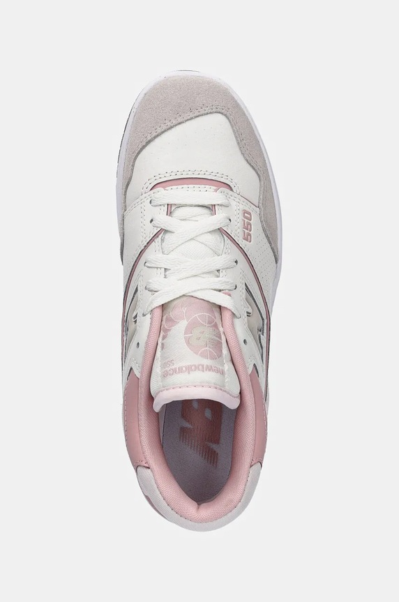 New Balance 550 Sea Salt Pink Granite gray BBW550HL