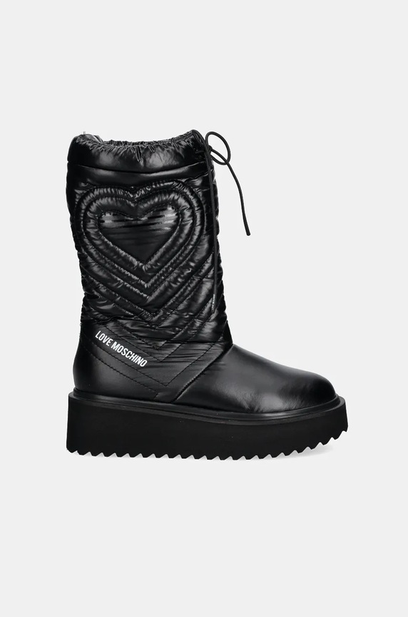 Love Moschino śniegowce JA24276I0LIN5000 czarny AW24