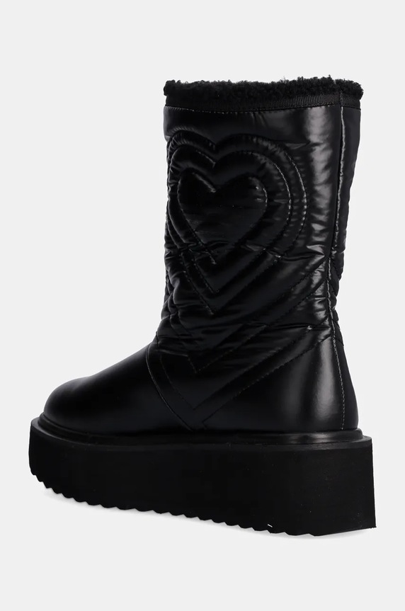 Încălțăminte Love Moschino cizme de iarna JA24286L0LIN600A negru