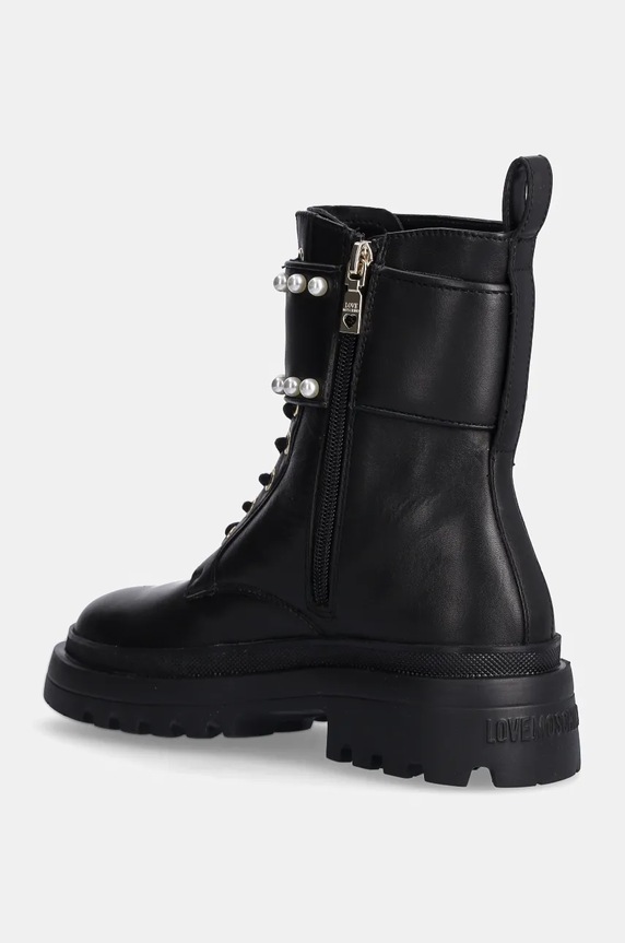 Обувки Кожени боти Love Moschino JA24235G0LIA0000 черен