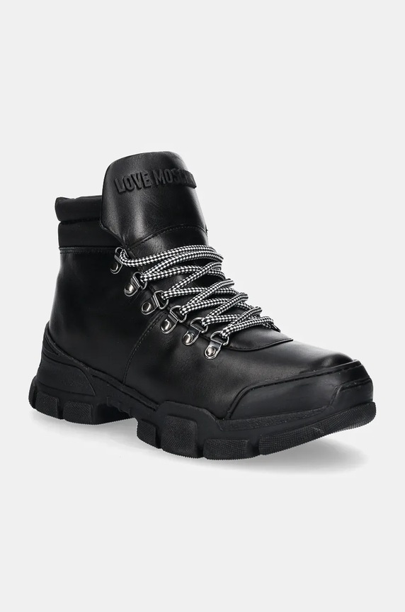 Love Moschino bocanci pana la 5 cm negru JA15494G0LIA0000