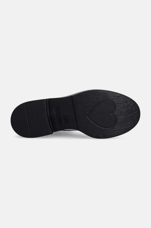 Δερμάτινα workers Love Moschino JA24194G0LIB0000 μαύρο