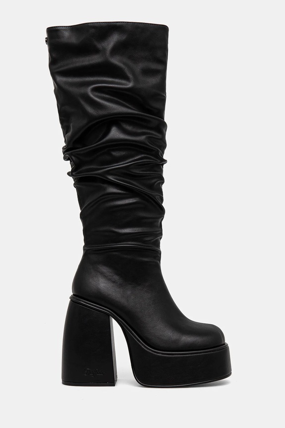 Čizme Buffalo Heart Boot Hi 1220061.BLK crna AW24