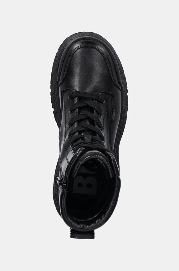 Buffalo bokacsizma Fusion Lace Up Mid fekete 1622519.BLK