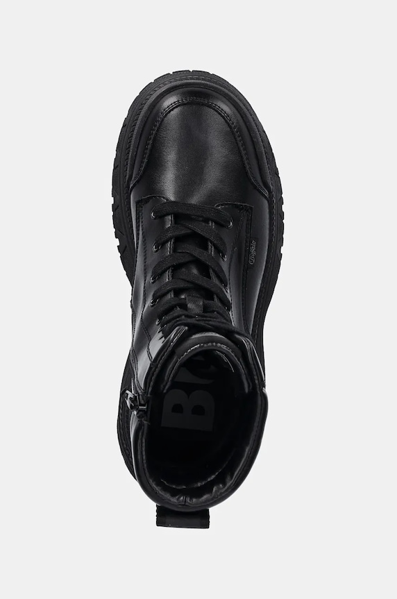 Buffalo bokacsizma Fusion Lace Up Mid fekete 1622519.BLK