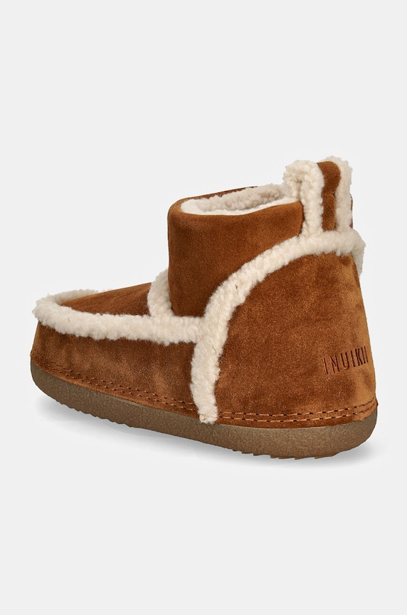 Obuv Semišové snehule Inuikii Classic Shearling Low 75101.009.Brown hnedá