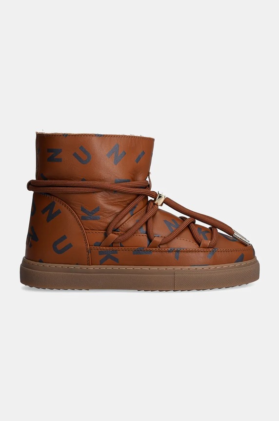 Kožne cipele za snijeg Inuikii Full Leather Print 75202.088.Brown smeđa AW24
