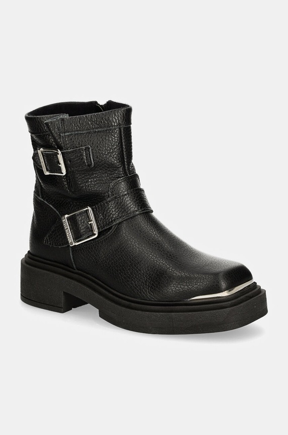 Kožne gležnjače Steve Madden Choice Planet friendly crna SM11003227.017