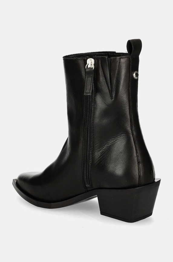Взуття Шкіряні черевики Steve Madden Xylena SM11003317.017 чорний
