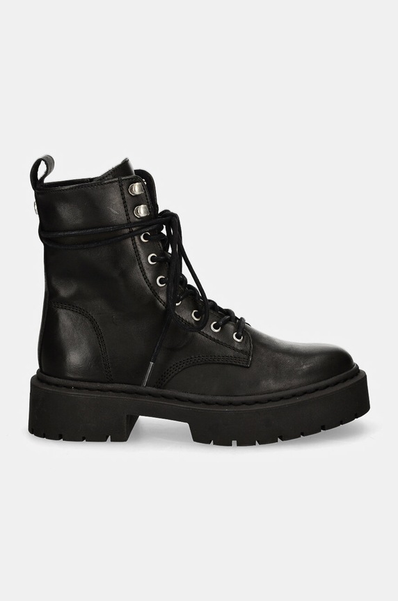 Steve Madden workery skórzane Gusto SM11003330.017 czarny AW24