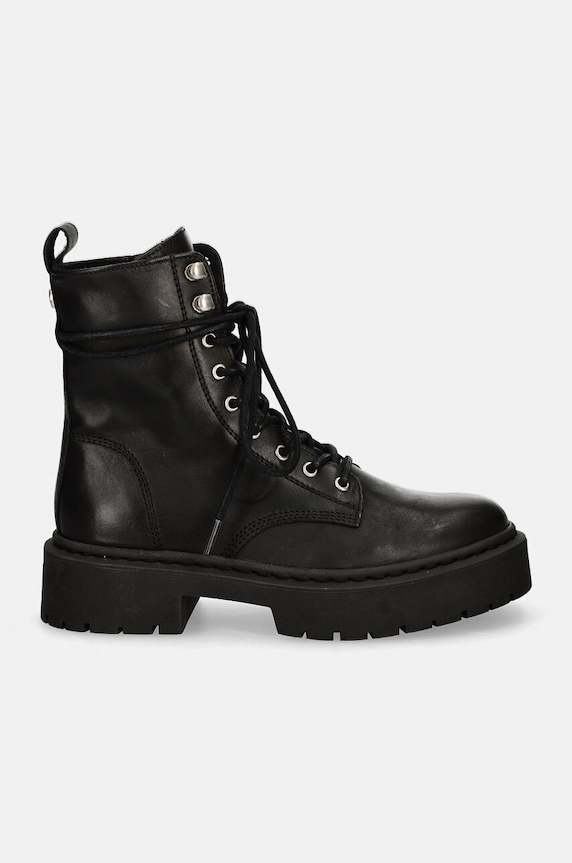 Steve Madden workery skórzane Gusto SM11003330.017 czarny AW24