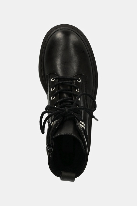 Steve Madden workery skórzane Gusto czarny SM11003330.017