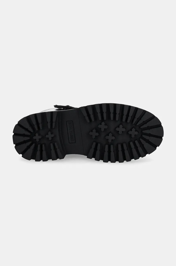 Kožené členkové topánky Steve Madden Director SM11003347.048 sivá