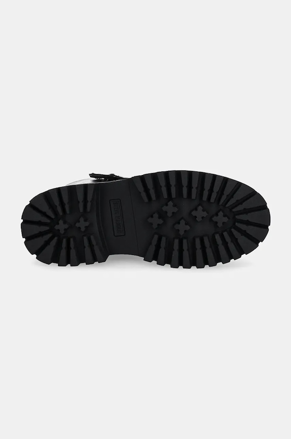 Kožené členkové topánky Steve Madden Director SM11003347.048 sivá