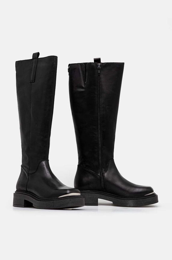 Кожаные сапоги Steve Madden Constance чёрный SM11003238.017
