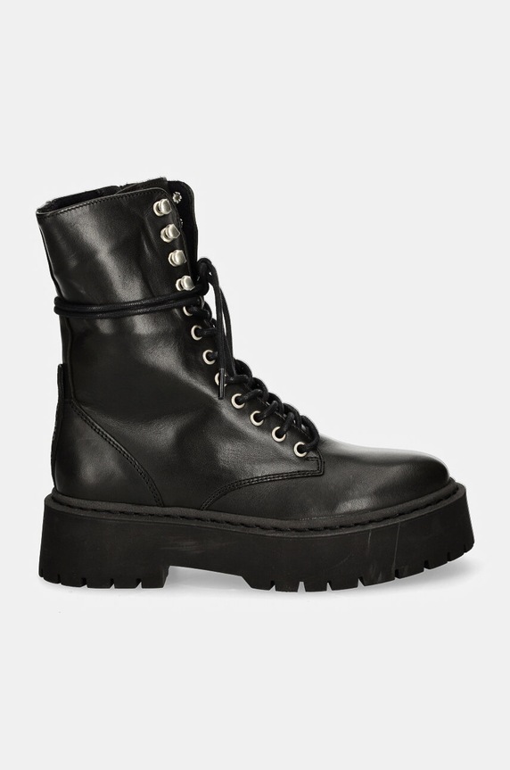 Steve Madden workery skórzane Skywen SM11003283.017 czarny AW24