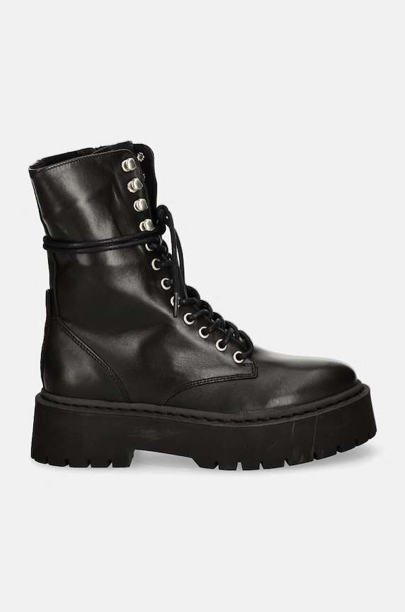 Steve Madden workery skórzane Skywen SM11003283.017 czarny AW24