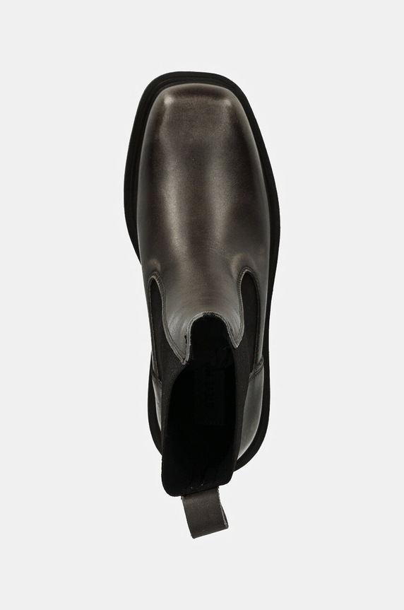Steve Madden bőr bokacsizma Churro szürke SM11003363.DGL