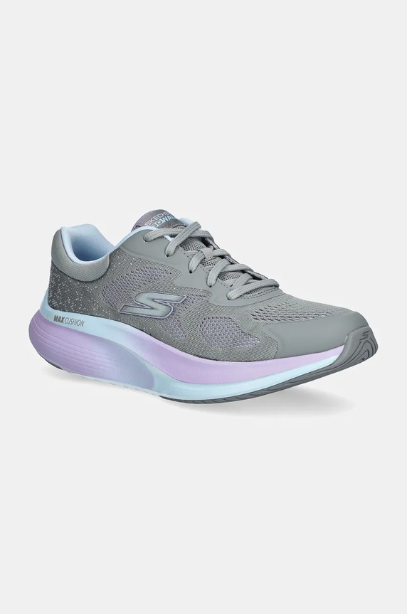 Skechers buty do biegania GO WALK Max Walker - Vea syntetyczny szary 125053