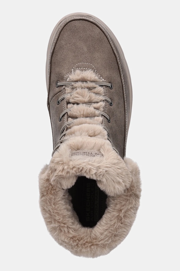 Členkové topánky Skechers GLACIAL ULTRA WOND hnedá 144202