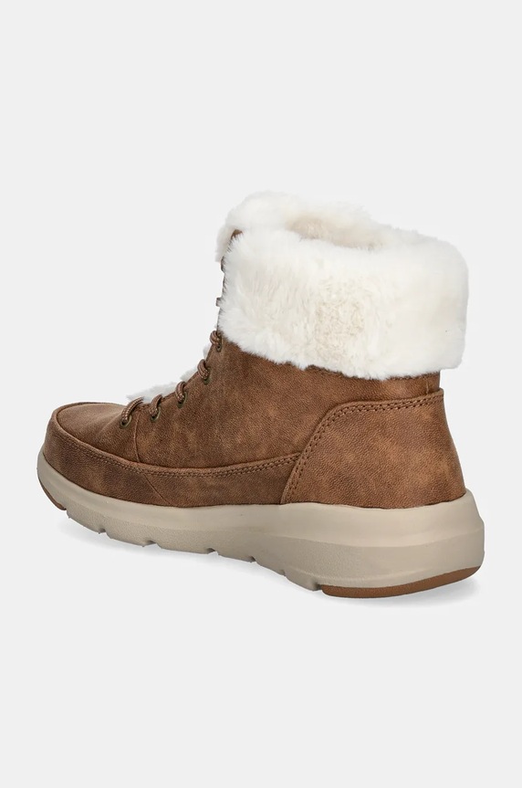 Boty Nízké kozačky Skechers GLACIAL ULTRA WOND 144202 hnědá