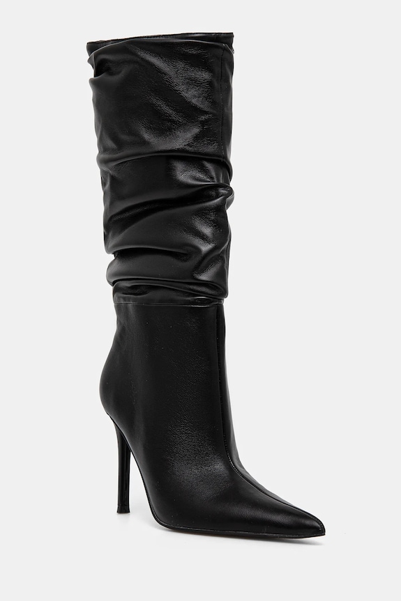 Čizme Steve Madden Schmooze bez kopčanja crna SM11003453.001