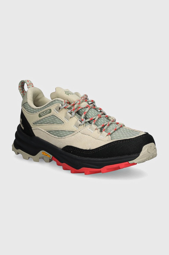 Cipele Jack Wolfskin Cyrox Texapore Low Planet friendly zelena 4064291