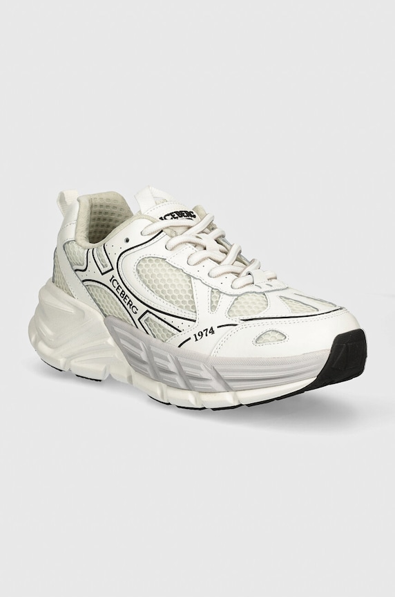 Iceberg sneakersy ICB-One tekstylny beżowy ID213708