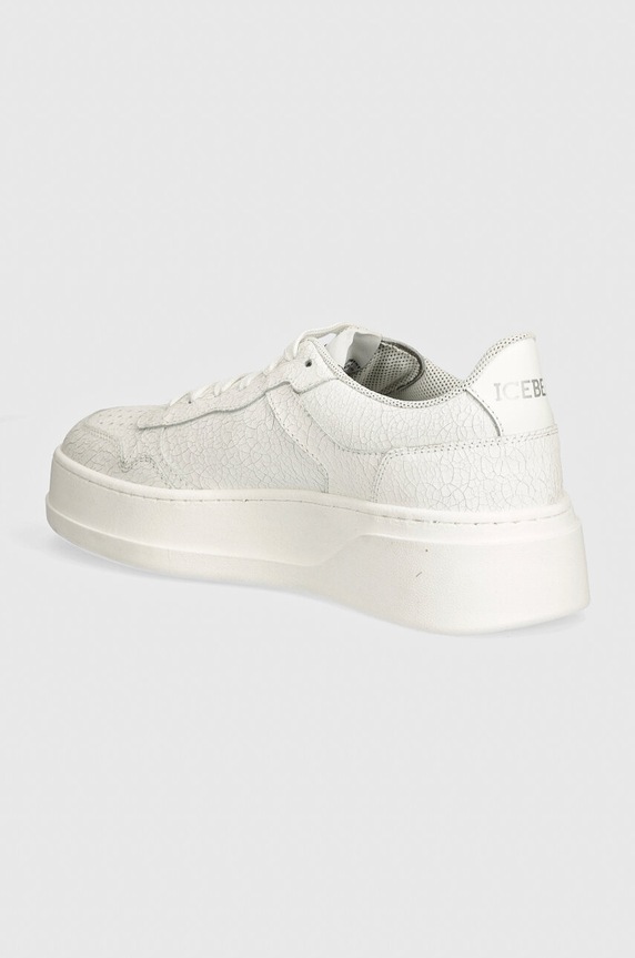 Obuwie Iceberg sneakersy skórzane Clock V2 ID211305 biały