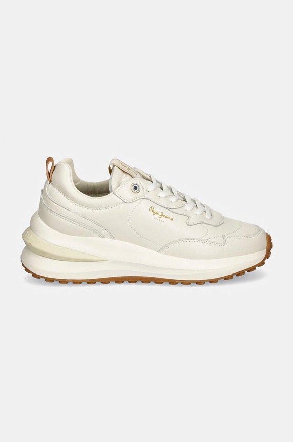 Παιδικά δερμάτινα sneakers Pepe Jeans PLS60014 PLS60014 λευκό AW24
