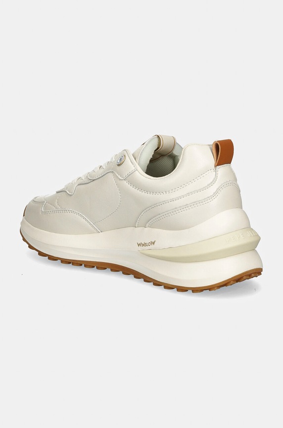 Παπούτσια Παιδικά δερμάτινα sneakers Pepe Jeans PLS60014 PLS60014 λευκό