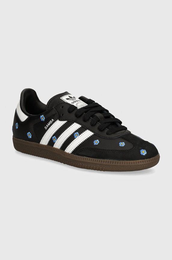 adidas Samba Light Blue Floral Core Black flat black IF4397