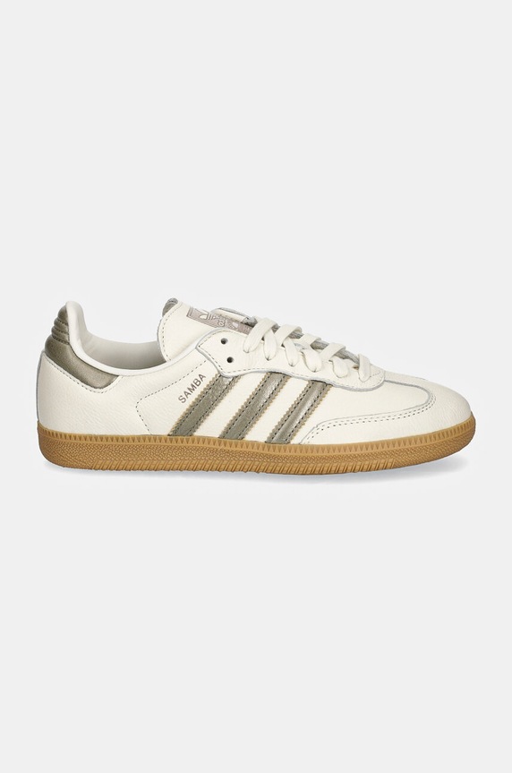Кожаные кроссовки adidas Originals Samba OG W IG1964 бежевый AW24