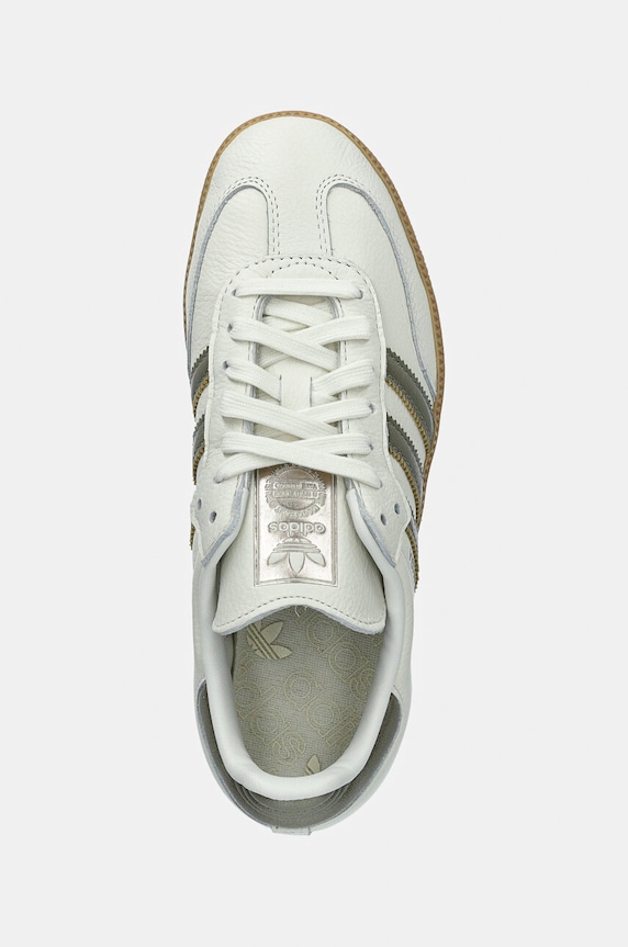 Кожаные кроссовки adidas Originals Samba OG W бежевый IG1964